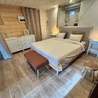 Chalet - video projecteur et terrasse - proche ski, hotel in Saint-Jeoire