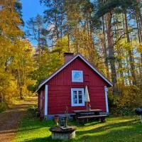 Viesnīca Romantic Countryside Sauna Cabin near Lake Päijänne pilsētā Maakeski