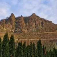 Viesnīca Historische Villa mit Drachenfels-Blick pilsētā Bādhonefa