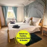 Ferienwohnung im Sauerland Hunde willkommen Kamin und Garten am Waldrand Muehls-Sauerland, hotell sihtkohas Lennestadt