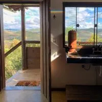 A Casa Montanha em Milho Verde com vista espetacular, hotel v mestu Sêrro