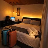 Smart Suíte 104, 105 e 106 - com Piscina, Home Office, Ar-condicionado, WiFi prox shopping โรงแรมในปอร์โตเวโล