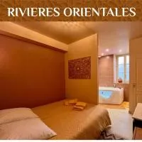 Les Rivières O'rientales Homerepublique à Cravant avec Jacuzzi, hotell i Deux-rivières