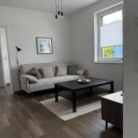 Lohr में, होटल Moderne Ferienwohnung, separater Eingang, Neubau, Smart Tv & Wifi & Kaffemaschine inklusive