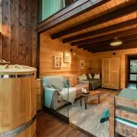 PinusVillas Private Jacuzzi & Phyto-Sauna, hotel a Zheleznitsa