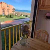 T2vue mer accès direct à la plage, hotel v destinaci Le Barcarès