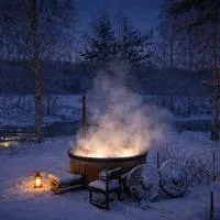 Riverside Cottage Äänekoski Sauna Hot Tub Northern Lights, hotel in Äänekoski