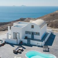 Occhio-Nero Cycladic Private Villa with Pool & Sunset View Jacuzzi &ndash; hotel w Akrotiri