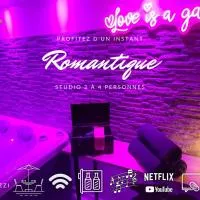 Studio élégant l'orchidée Jacuzzi en intérieur toute l'année, hotel a Juvignac