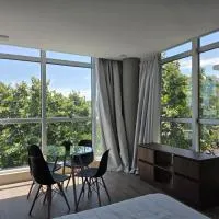 Monoambiente nuevo con piscina, viešbutis mieste San Pedras
