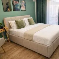 Green Studio Militari Residence Self Check-in & Private Parking, hotel in Roşu