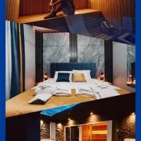 쿠프리자에 위치한 호텔 MOZAIK APARTMENTS & SPA - Modern 4-Star Apartments with Exclusive Private SPA WELLNESS in the City Center - SAUNA, JACUZZI, TURKISH BATH - FREE PARKING, Wi-FI - Rooms & Apartments Cuprija