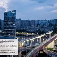 Pagoda Hotel ChongQing INCITY HuaLongQiao Station, hotel v destinaci Čchung-čching