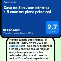 San Juan casa céntrica HERMOSA a solo 8 cuadras plaza principal, hotel en San Juan