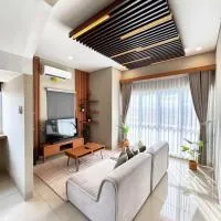 Penthouse Loft 2 Lantai at LRT City Sentul, 2BR, 120m2, khách sạn ở Kedungmanggu
