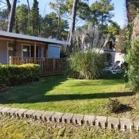 La Margotine Mobil Home Cosy Plage et Dunes Camiers, hótel í Camiers
