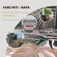 Fare Miti-Rapa climatisation, baignoire et qualité pour votre confort, מלון בTohautu