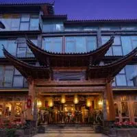 The Horizon of the Old Town of Lijiang Naxi Culture and Art Museum Inn, hotell i Lijiang