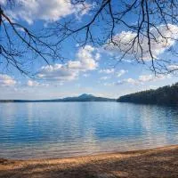 Chatky Máchovo jezero, chatka U Zelené žáby, hotel Doksyban