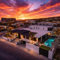 Cabo Ocean View Villa 4BR, 50ft Pool, Hot Tub, hotel i Cabo San Lucas