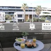 Playa Serena - Meublé de tourisme 3 étoiles - Accès Plage & Parking Privé, hotell i Carnon-Plage
