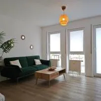 Deizisau में, होटल Studio-Priv.Parkplatz-Balkon-Wlan-Netflix-SmartTV