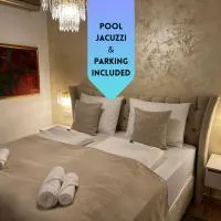 La Luna Room with Pool & Jacuzzi, Bikes and Secured Parking, hotel u gradu Našice