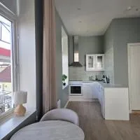 Studio apartment in the city center, beautiful sea view, hotel in Stord