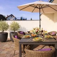 Große Familienwohnung nahe Europa-Park mit Terasse & Garten, hotel em Schwanau