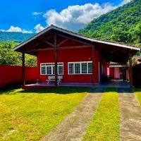Casa do Sapê 5 dormitórios em Ubatuba, хотел в Убатуба