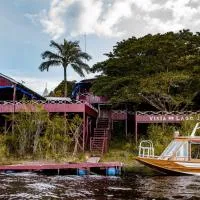 Vista do Lago Jungle Lodge, hotel em Cajual