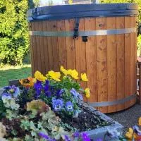 le chalet vert & bain nordique privatif Skadi tps de chauffe 1h30, hotel a Frambouhans