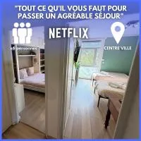 T3 Le Tropical Cosy & Lumineux - Centre Oullins, hotel i Oullins
