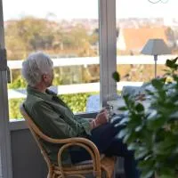Charming sunroom with panorama view, khách sạn ở Randers