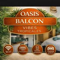 Oasis Balcon Vibes Tropicales Arena Parc Expo Clim、ペロルにあるモンペリエ・メディトゥラネ空港の周辺ホテル