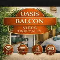 Oasis Balcon Vibes Tropicales Arena Parc Expo Clim, hotel Pérols-ban
