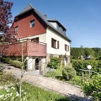 Ferienhaus Pöhlbergblick Schindelba, hotel v destinácii Großrückerswalde