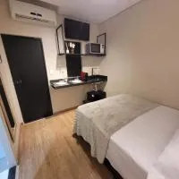 Studio Moderno e Prático Wi-Fi Rápido e AC, hotel sa Ribeirão Preto