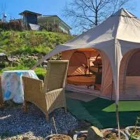 Beheizte Jurte Zelt Glamping Camping Winter Schlüchtern Hessen Main-Kinzig, hotel Schlüchternben