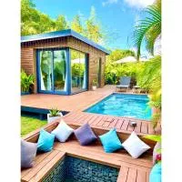 Moderne Lodge Tropical, hotel a Les Abymes