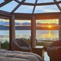 Los uros Isla atardecer, hotel u gradu 'Puno'