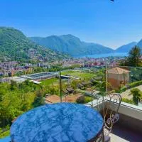 BELVEDERE - Lakeview Apartment 10 min from Lugano, hotel sa Porza