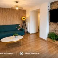 Appartement T2 à la Campagne 10 min de Rennes, hotell i Corps-Nuds