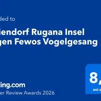 Feriendorf Rugana Insel Rügen Fewos Vogelgesang, готель у місті Дранске