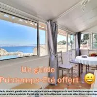 "LaCigaleDeNiolon", Climatisé, Vue Mer à 180 & Terrasse ombragée & intime, Plage à 50m, Wi-Fi & Netflix, Un guide des activités Printemps-Été offert, hotel u gradu Le Rove