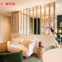Le Zenity avec Parking privé, Netflix et Disney Plus, Proche Nancy Gentilly, hotel en Laxou