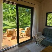 Modernes TinyHouse mit Klimaanlage in privater Atmosphäre, hotel di Elsterheide