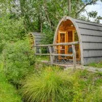 Simple Lake Pod with shared bathroom near Gstaad, hotel u gradu Zweisimmen