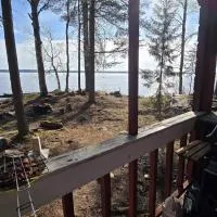BOAT REQUIRED Traditional Finnish lakeside off-grid island cabin, hotel din Joensuu