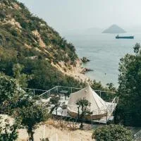 てんとうみ 渋川海岸グランピング Tentoumi Shibukawa Beach Glamping, viešbutis mieste Tamano